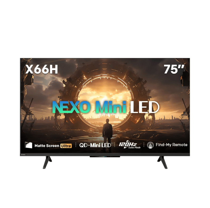 ทีวีคิวดีมินิแอลอีดี 75 นิ้ว SKYWORTH(4K, QD-MINI LED, ANDROID TV) X66H GOOGLE TV สีดำ_0